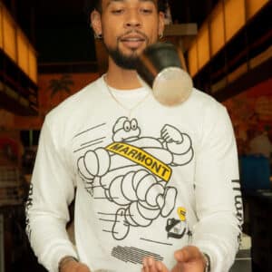 Michelin graphic long sleeve shirt